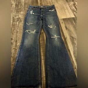 Western jeans holy
